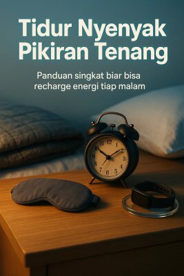 Tidur Nyenyak Pikiran Tenang